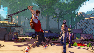 Survival game man baseball bat - cel free wallpaper for desktop