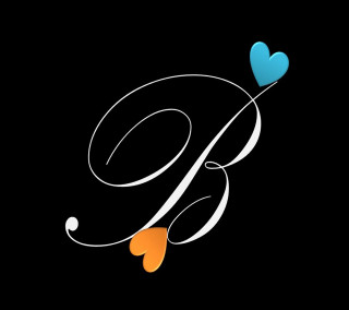 Heart shaped balloon flying letter - balloon free wallpaper