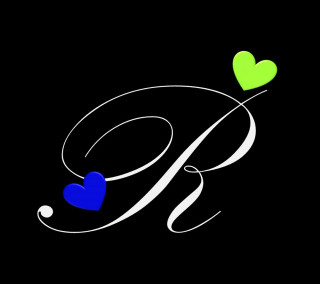 Black green blue heart g - anne rigney free wallpaper