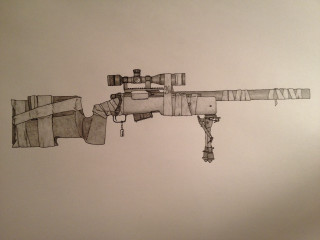 Gun scope drawing gun rest - carl gustaf pilo free wallpaper