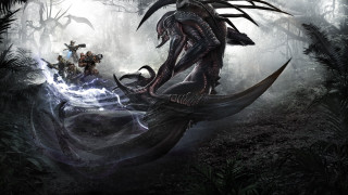Giant monster forest people light - a light saber free wallpaper