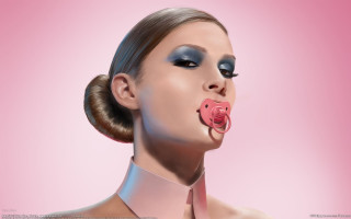 Pink pacifier woman clarice beckett - real free wallpaper