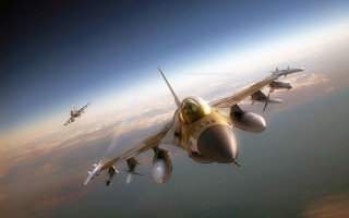 Fighter jet sky plane earth - a fighter free wallpaper for desktop