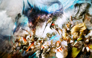 People horses dragon background man - horse free wallpaper