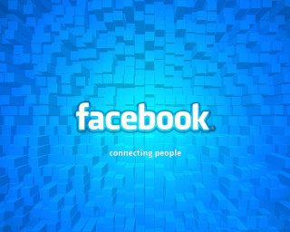 Blue facebook background squares image - square free wallpaper