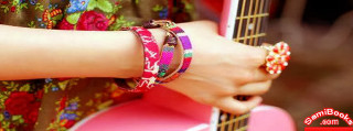 Woman bracelet guitar strap guitar - a cross stitch free wallpaper