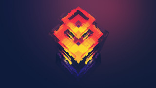 Colorful abstract design black background 9 - a colorful abstract design free wallpaper