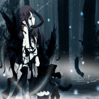 Girl blackwings snow night star - the snow free wallpaper