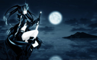 Woman black outfit gun full 4 - a black outfit holding free wallpaper