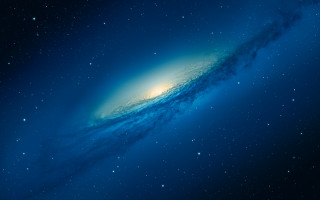 Large blue green galaxy stars - galaxy free wallpaper