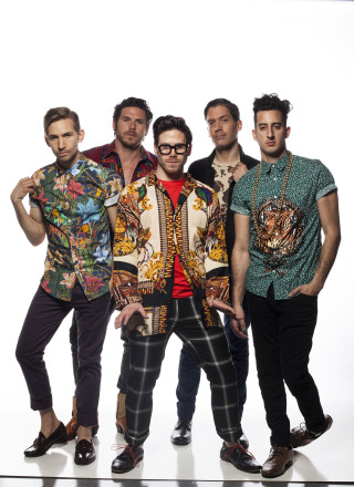 Group men standing white background 2 - an album cover free wallpaper