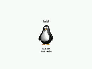 Penguin caption imt not bad - a penguin free wallpaper