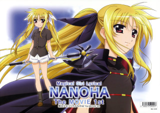 Girl blonde hair sword nanoha - a girl free wallpaper