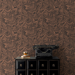 Black cabinet typewriter brown swirl - earnst haeckel free wallpaper