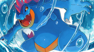 Blue orange pokemon background bubbles - altermodern free wallpaper