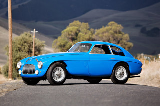 Blue car parked mountains telephone - alesso baldovinetti free wallpaper