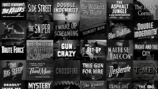 Font collage black white styles - a collage free wallpaper