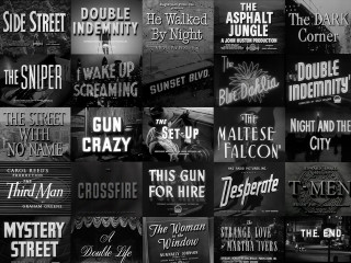 Black white posters font styles - brassaï free wallpaper