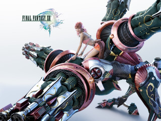 Woman riding robot dog another - back free wallpaper