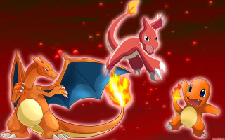 Pokemon fireball night red background - the dark night sky free wallpaper