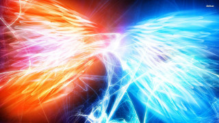 Colorful wing black blue red - wing free wallpaper for desktop