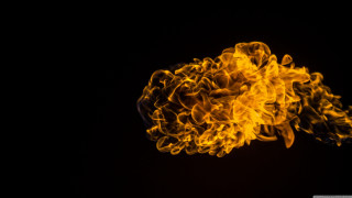 Yellow smoke black background abstract - arie smit free wallpaper for desktop