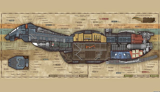 Spaceship map description cutout inner - blueprint free wallpaper