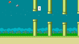 Game columns bird flying city - a game free wallpaper