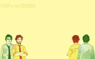 Group men yellow background flight - zdarsky free wallpaper