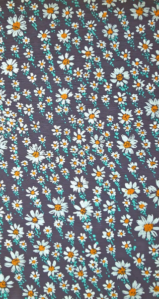 Blue yellow flower fabric white - fabric free wallpaper