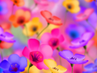Flowers grass blurry background bokeh 2 - the grass together free wallpaper