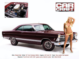Woman bikini car engine background - ed roth free wallpaper