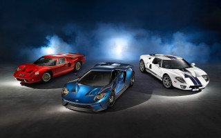 Three colored sports cars dark 2 - ed roth free wallpaper