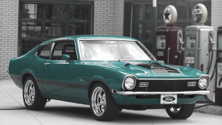 Green car gas station pump - a gas station free wallpaper