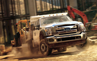 Truck dirt road building bulldozer - eric dinyer free wallpaper