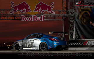 Car parked red bull sign - a red bull free wallpaper