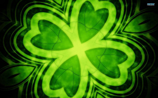 Green flower black background green - a green background free wallpaper
