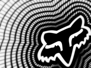 Fox logo wall black white - bedwyr williams free wallpaper