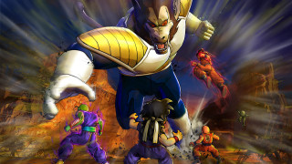 Animated characters video game scene 2 - a demon in the background free wallpaper