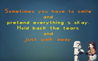 Star wars stormtrooper parody blue - sots art free wallpaper
