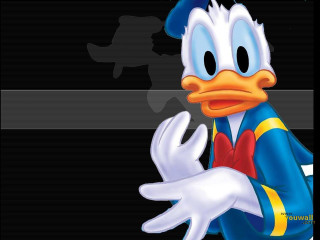 Goofy cartoon character blue hat - a white glove free wallpaper