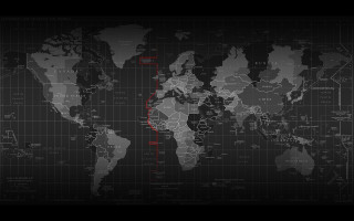World map red line black 3 - the map free wallpaper