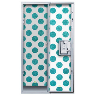 White blue locker green polka - damien hirst free wallpaper