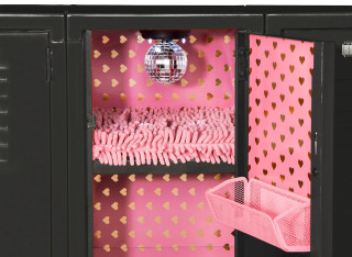 Pink locker mirror bag basket - kitsch movement free wallpaper for desktop