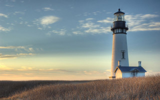 Lighthouse hill sky background clouds - radiant free wallpaper