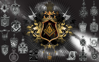 Crests badges black background gold - top of them free wallpaper