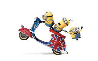 Scooter minions british flag fun - british free wallpaper