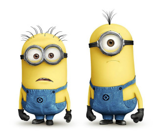 Minion couple wideeyes frown goggles - incoherent free wallpaper