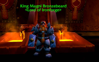 King magen bronzobead lord of - metal free wallpaper
