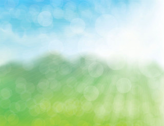 Blurry green field blue sky - a green field free wallpaper